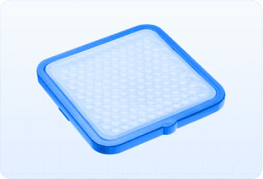 Permanent filter made of stainless steel