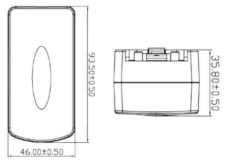 Power Supply Front View