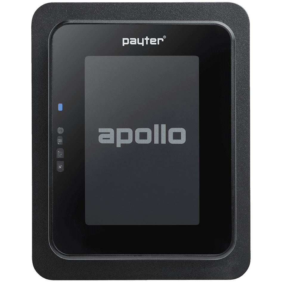 Apollo: Med skärm för pin-kod och produktval