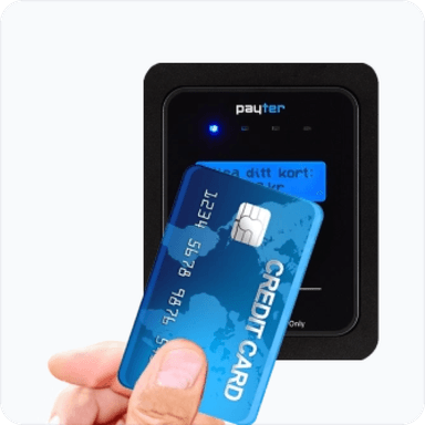 Payment terminal tap illustration